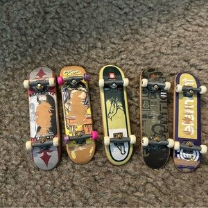 Lot of vintage tech deck finger Boards 5 lot COMPLETE